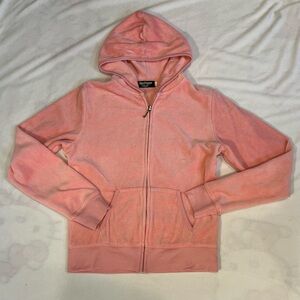 VTG Juicy Couture Blush Pink Velour Hoodie